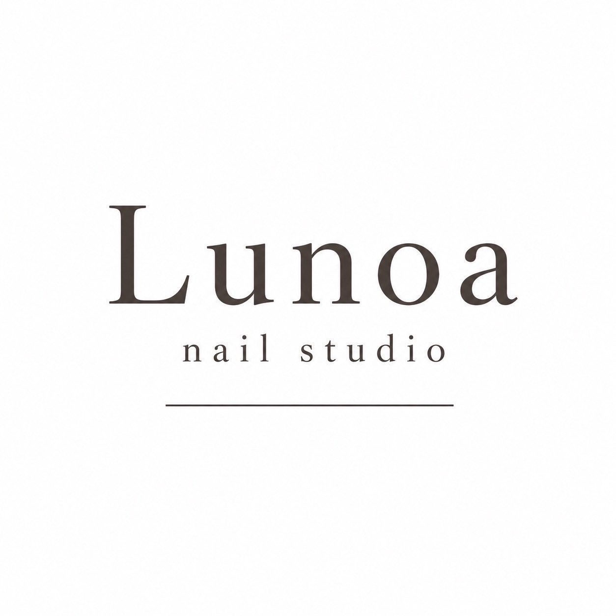 Lunoa nail studio ロゴ